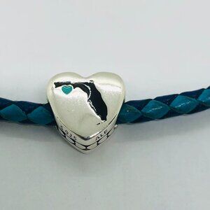 ✨✨Pandora Florida Map Exclusive Dangle Charm #850 Strong Florida Pendant, S925